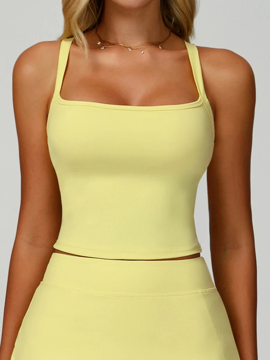 Double-Strap Yoga Racerback Tank