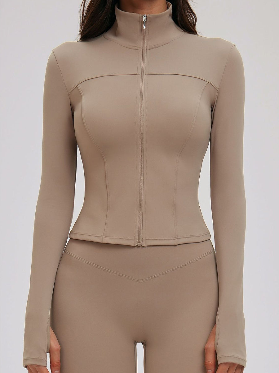 Chaqueta Elevate™ | Chaqueta Deportiva con Cremallera y Cuello Alto Descripción