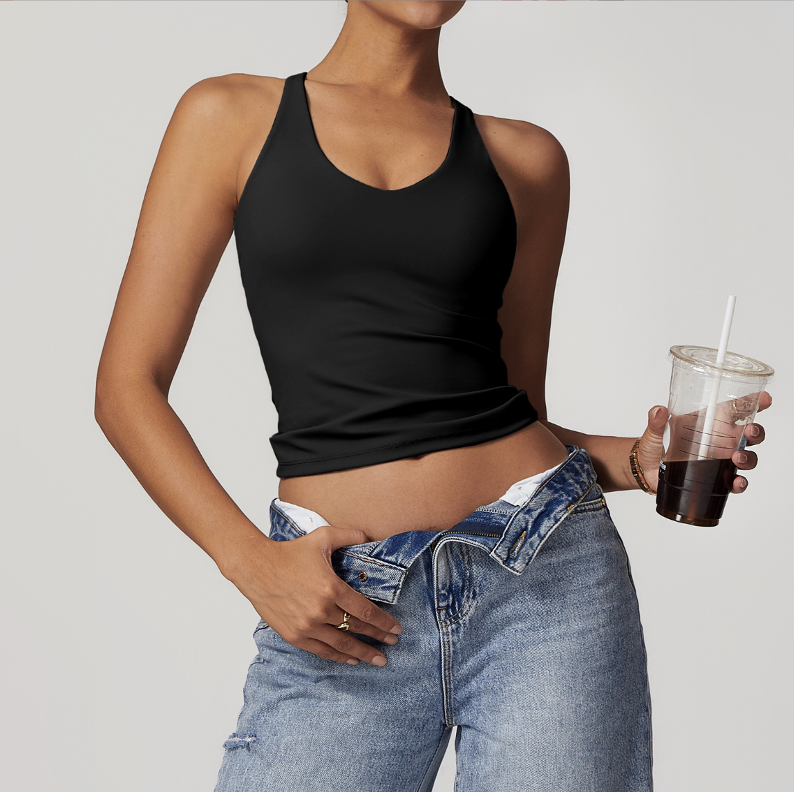 Cross-Back Yoga Tank