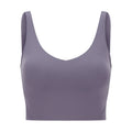 SHINBENE U-Back Butter Soft Workout Gym Yoga Bras Top Women Naked-feel Padded Athletic Running Fitness Sport Crop Tops Brassiere-5